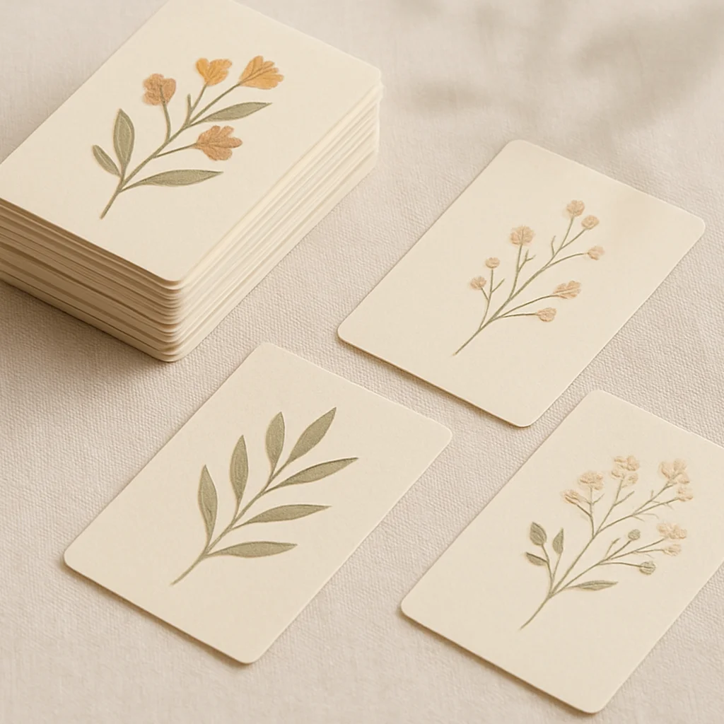 Cartes de prière illustrées